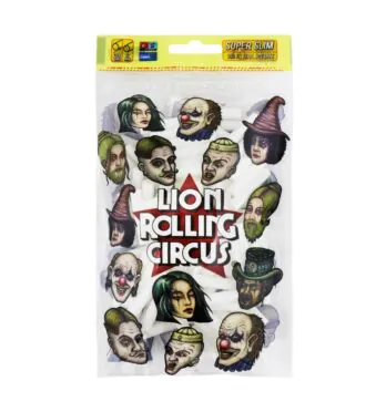 Filtro Lion Rolling Circus Acetato Slim de frente tabacaria da mata