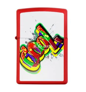 Isqueiro Zippo Cool Graffiti Red Matte 3523