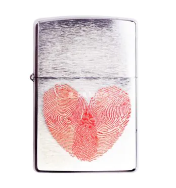 Isqueiro Zippo Heart Thumbprints 29068