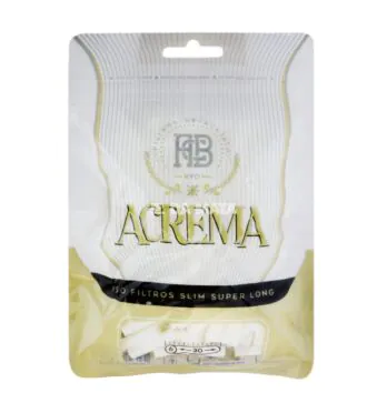 Filtro Acetato Acrema Slim Super Long