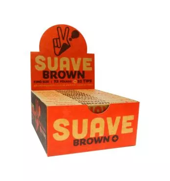 Caixa de Seda Suave Brown + Piteira King Size