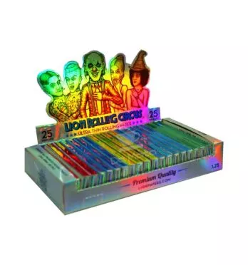 Caixa de Seda Lion Rolling Circus Ultrathin 1 1/4