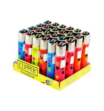 Caixa de Mini Isqueiro Clipper Pop Pattern