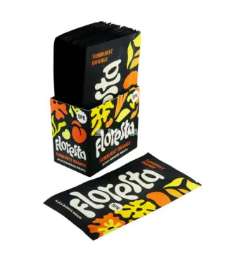 Caixa de Blunt Floresta Wrap Sunburst Orange King Size 