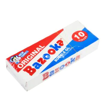 Chiclete importado Bazooka Original 10 peças