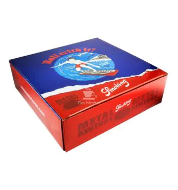 Caixa de Cinzeiro Metal Smoking Surf de lado tabacaria da mata