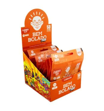 Caixa de Filtro Bem Bolado Pop Clássico Slim C/50un de lado tabacaria da mata