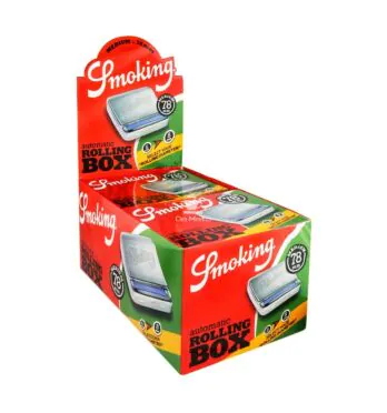 Caixa de Bolador Metal Smoking Automático 78mm de frente
