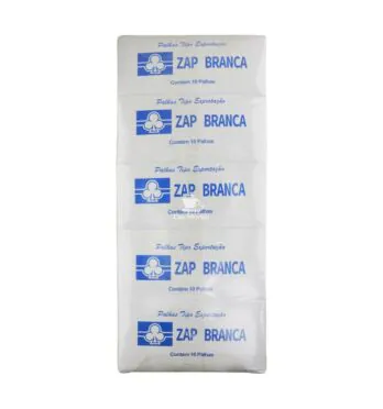 Pacote de Palha ZAP Branca Tipo Exportação de Frente
