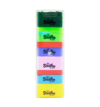 Caixa de Slick Silicone Quadrado Lego 26ml Sadhu de frente