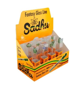 Caixa de Piteira Vidro Sadhu Fantasy Glass Line de frente