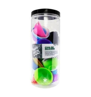 Pote de Cuia Chapogreen de Silicone de frente