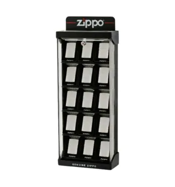 Expositor de Zippos 15 Peças