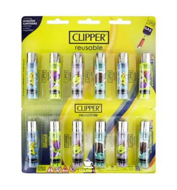Cartela de Isqueiro Clipper Trampolining