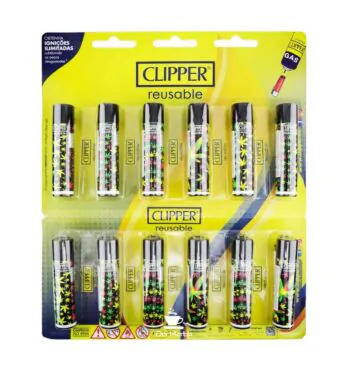 Cartela de Isqueiro Clipper Jamaica Pattern
