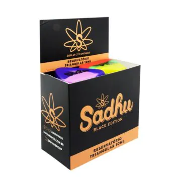 Caixa de Slick Silicone Sadhu Triangular 10ml C/ Divisórias de lado