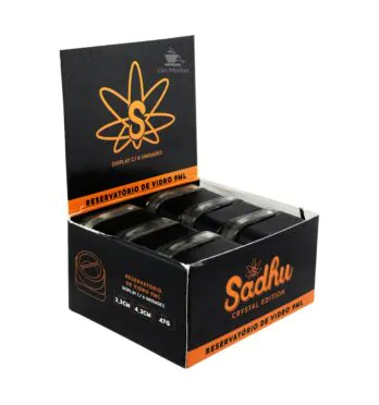 Caixa de Slick Vidro Sadhu 9ml C/ 2 Divisórias de lado