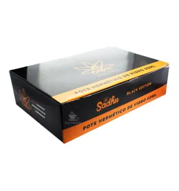 Caixa de Pote Hermético de Vidro UV Sadhu 60ml de frente