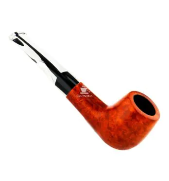 Cachimbo Maestro Briar Tradicional Reto C/ Piteira de Acrílico de frente