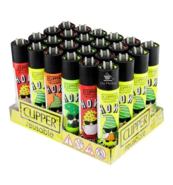 Caixa de Isqueiro Clipper How Lucky de lado 