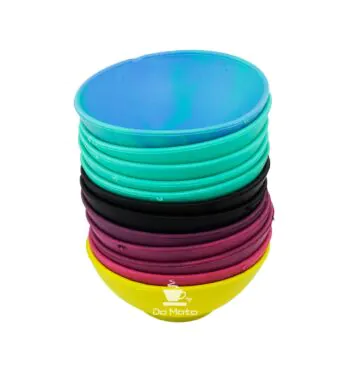 Pacote De Cuia Silicone Pequena de frente