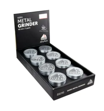 Caixa de Dichavador Gizeh Logo 40mm de lado
