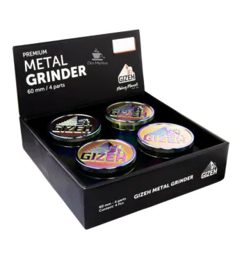 Caixa de Dichavador Gizeh Logo ICY 60mm de lado