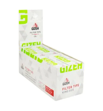 Caixa de Piteira Papel Gizeh Slim de lado