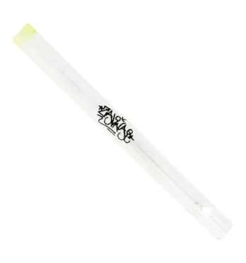 Piteira de Vidro Zav Nai 5mm With Yellow Detail de frente