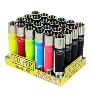 Caixa de Isqueiro Clipper Colors 