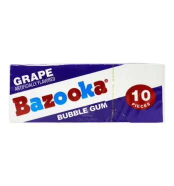 Chiclete importado Bazooka Grape