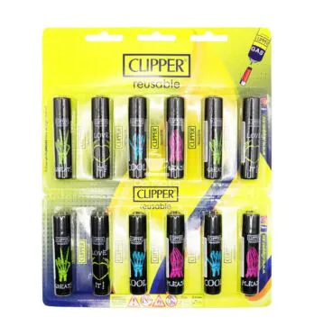 Cartela de Isqueiro Clipper Bone Hands