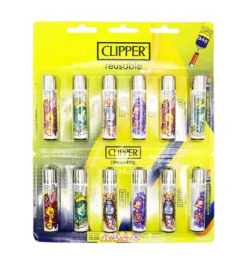 Cartela do Isqueiro Clipper Goddesses 12un.