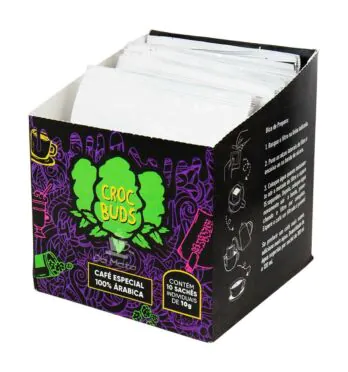 Caixa de Sachê de Café Drip Coffee Buds 100g