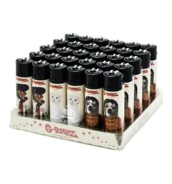 Caixa de Isqueiro G-Rollz Pets Rock Branco
