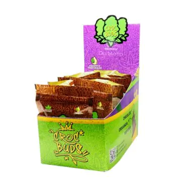Display do Chocolate Croc Buds Peanut Cookies 