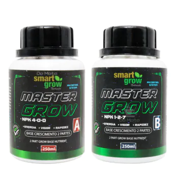 Kit de Fertilizante Smart Grow Master Grow A e B 250ml