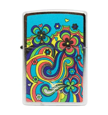 Isqueiro Flower Power Design