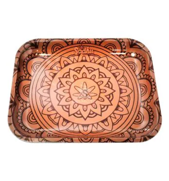 Bandeja de Metal Sadhu Grande Laranja 