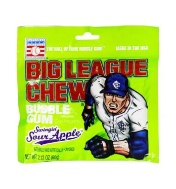 Chiclete Importado Big League Chew Sour Apple