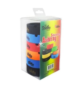 Caixa de Cinzeiro de Silicone Sadhu Pequeno de lado