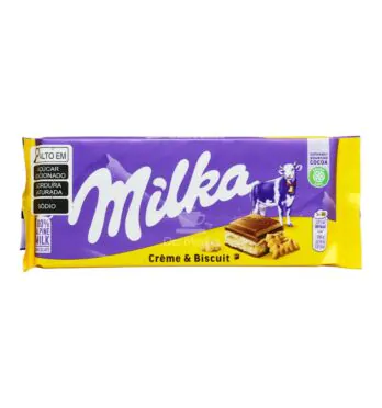 Chocolate Importado Milka Creme e Biscoito 100g