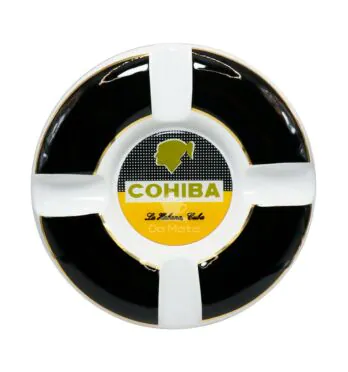 Cinzeiro de Porcelana Cohiba Redondo Grande de frente tabacaria da mata