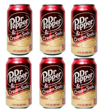Kit 6 Refrigerantes Dr Pepper Cream Soda