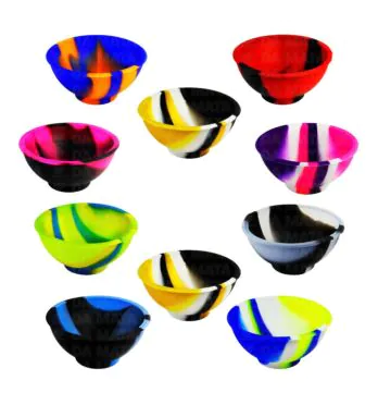 Pacote de Cuia de Silicone Colorido de frente tabacaria da mata
