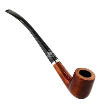 Cachimbo Churchwarden Prata 20cm Tabacaria da mata 