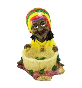 Cinzeiro de Resina Jamaica Reggae de frente