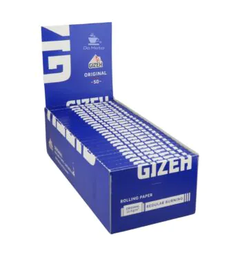 Caixa de Seda Gizeh Original Single Wide de frente