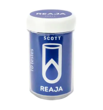 Kit de Teste Reagente Colorimétrico de Scott de frente