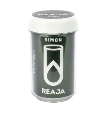 Kit de Teste Reagente Colorimétrico de Simon de frente